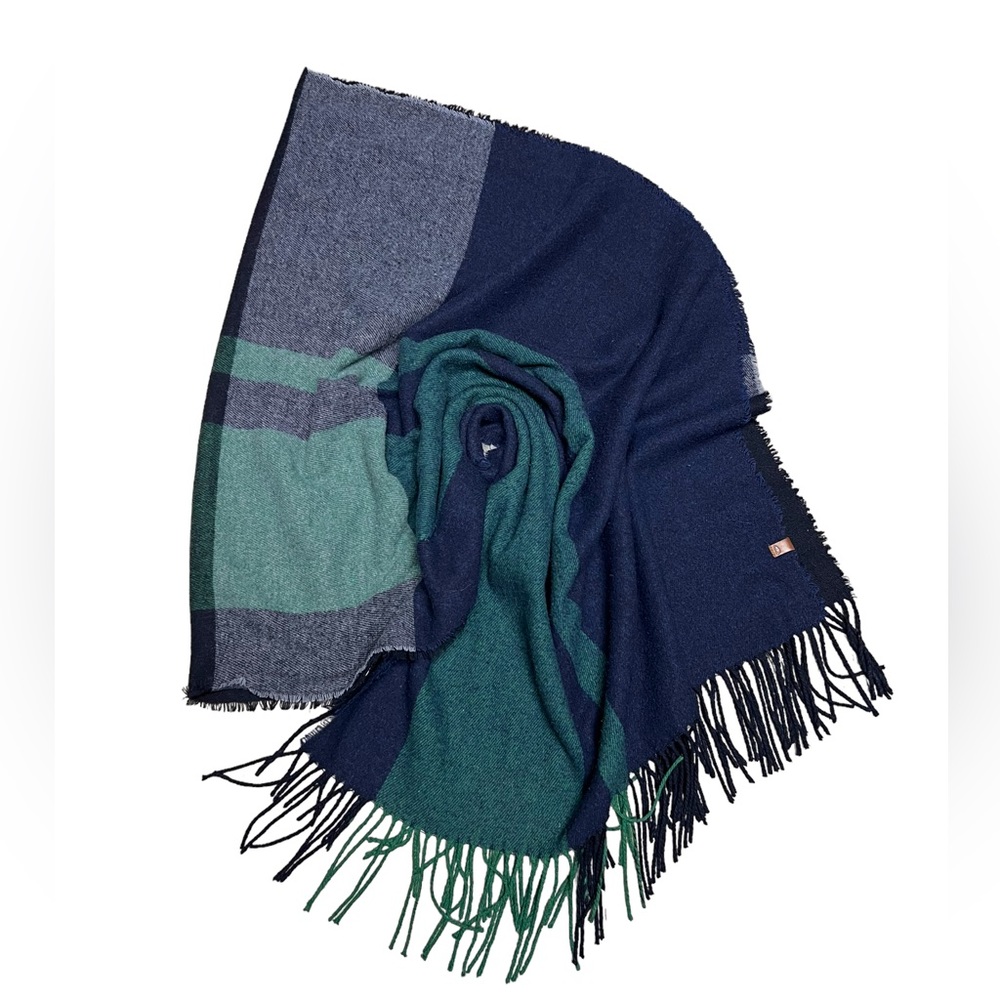 Roots Green and Blue Scarf